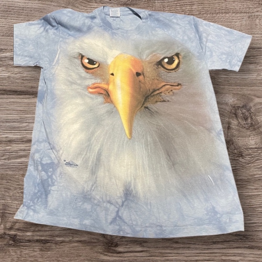 Bald Eagle Graphic T-Shirt in Blue